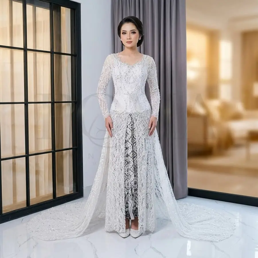 Gambar referensi Kebaya Putih, kode A06