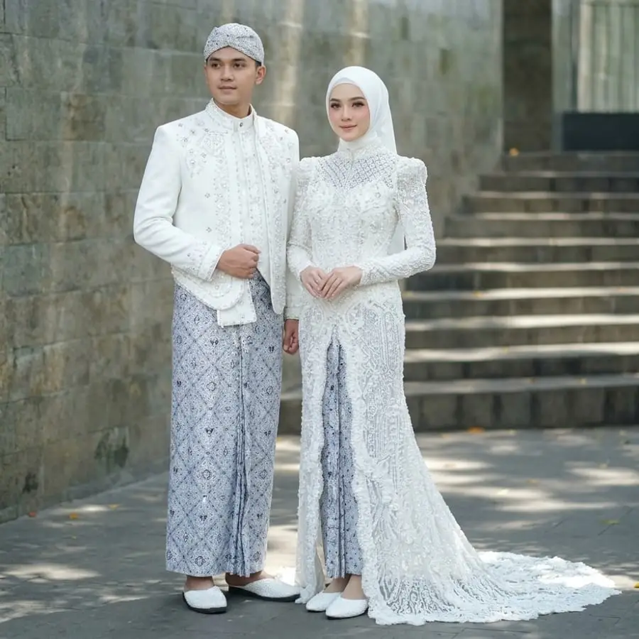 Gambar referensi Kebaya Putih, kode A109