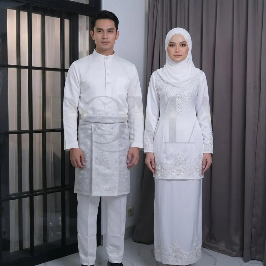 Gambar referensi Sepasang Baju Kurung Malaysia, kode M31